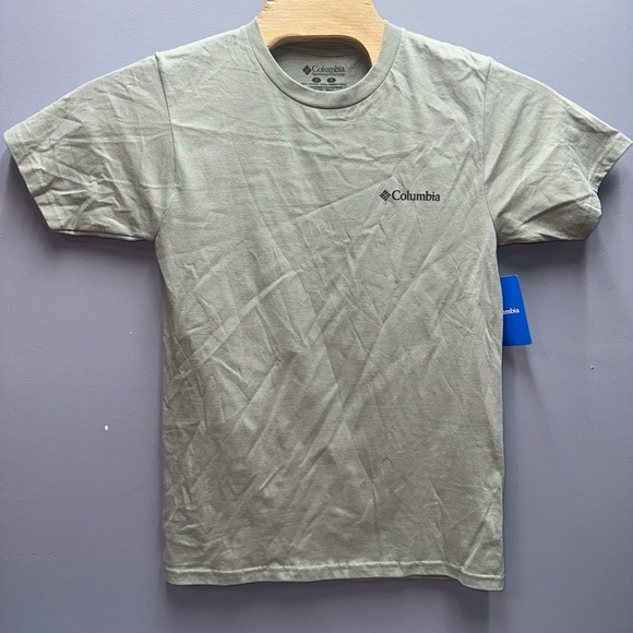 Columbia Other - NWT Columbia MENS Rockaway River Back Tree Flag Graphic SS T-Shirt Small